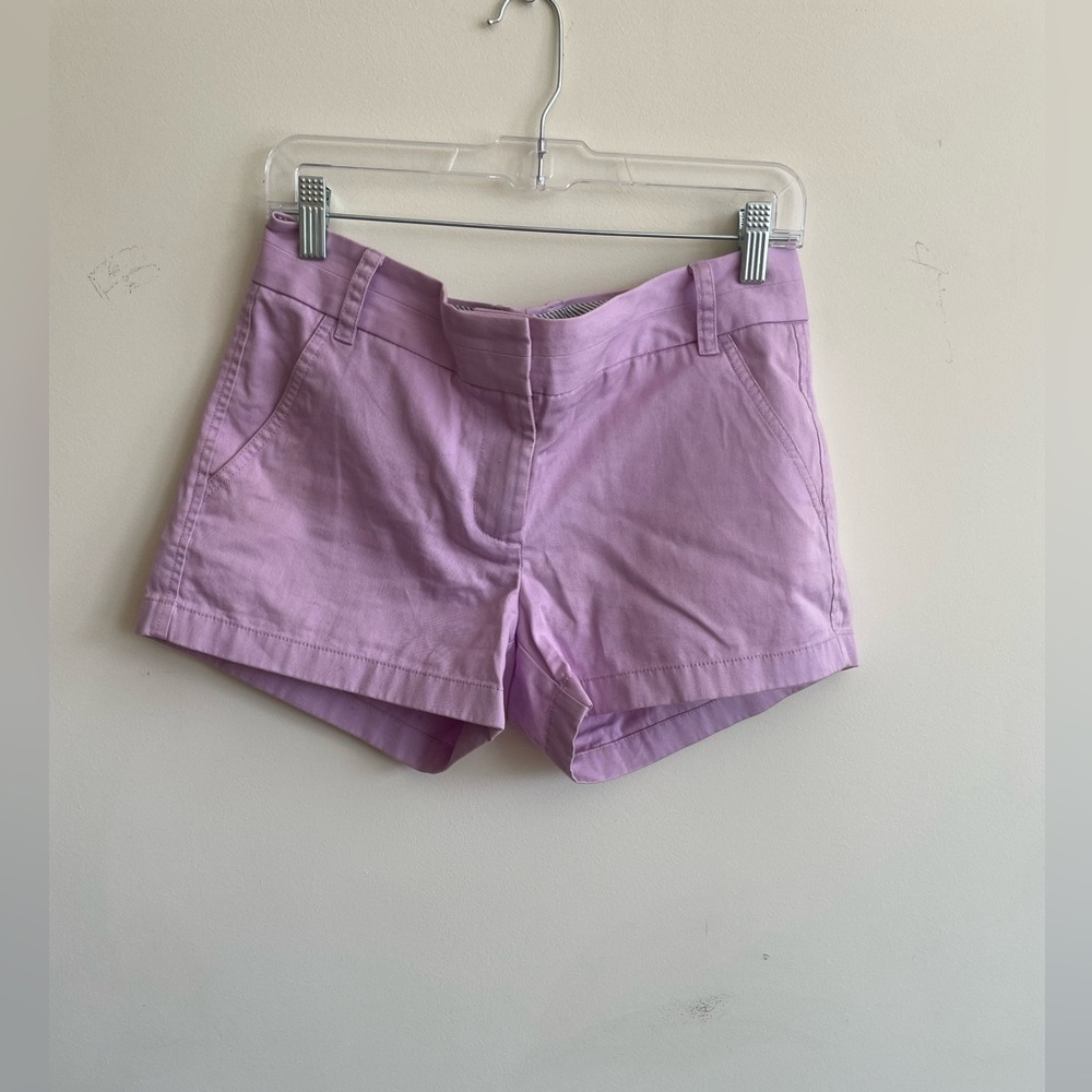 J.Crew Women’s 4” Chino Short in Lilac, Size 4